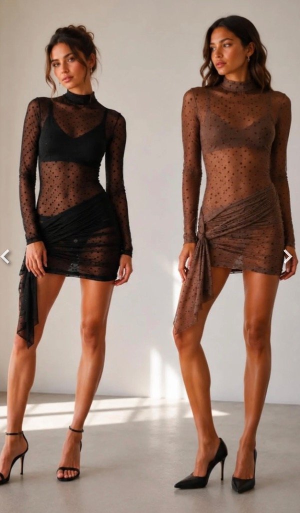 Producto - Vestido de Tul Lunares - 2