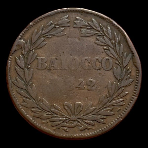 Producto - Estados Pontificios 1842. Baiocco - Gregorio XVI