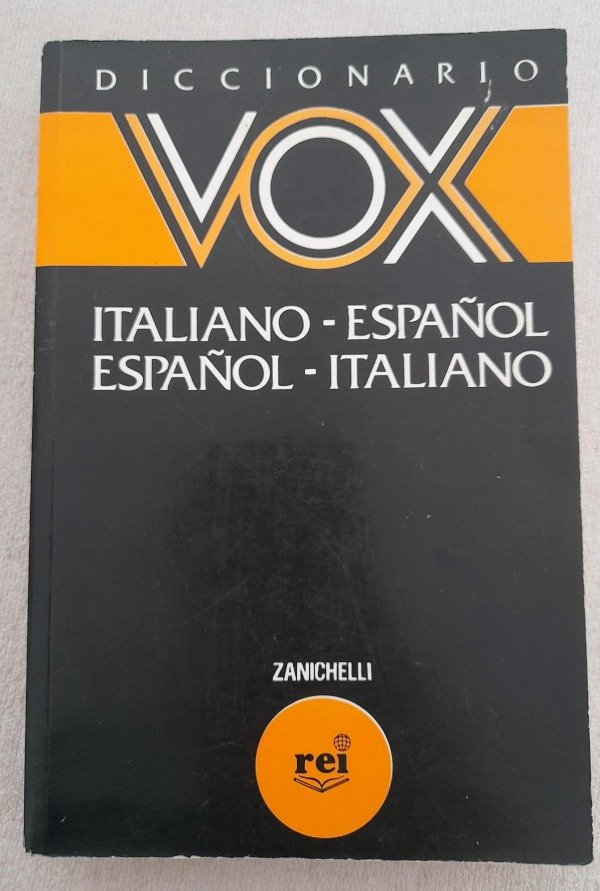 Producto - Diccionario Vox Italiano Español - Zanichelli - Rei