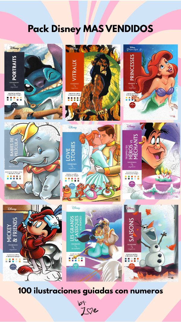 Producto - PACK MÁS PEDIDO Disney 9 libros pdf
