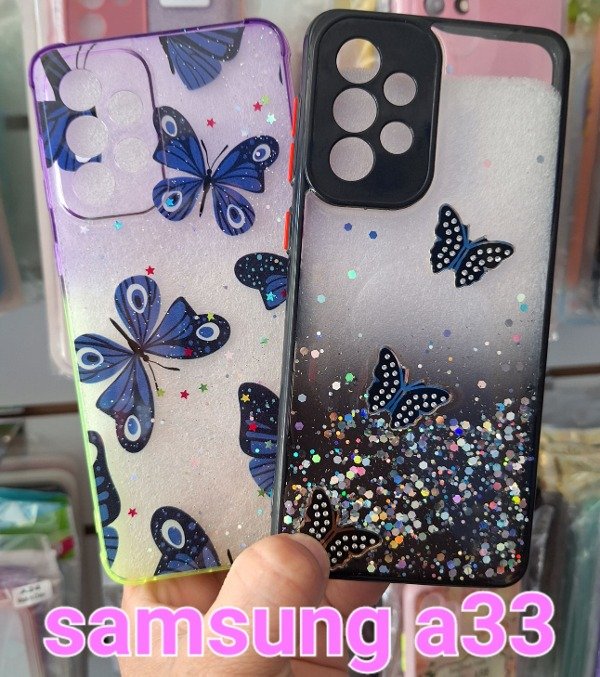 Producto - Fundas mariposas. Samsung a33