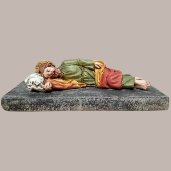 Producto - San José dormido base piedra color original - SJP05