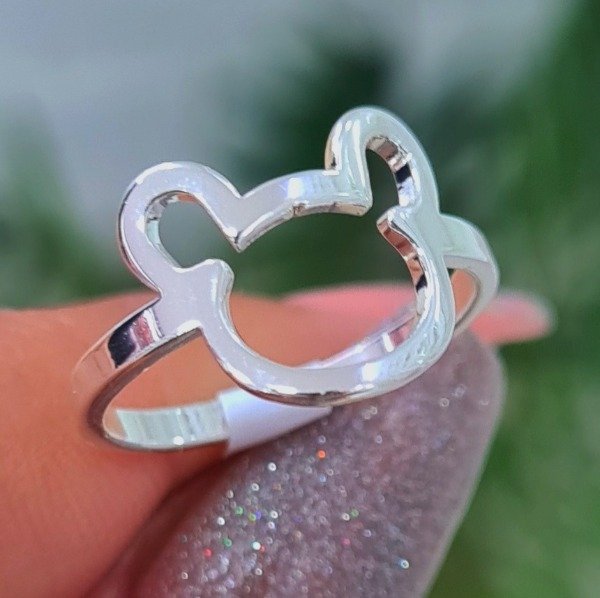 Producto - ANILLO BLANCO MICKEY CALADO