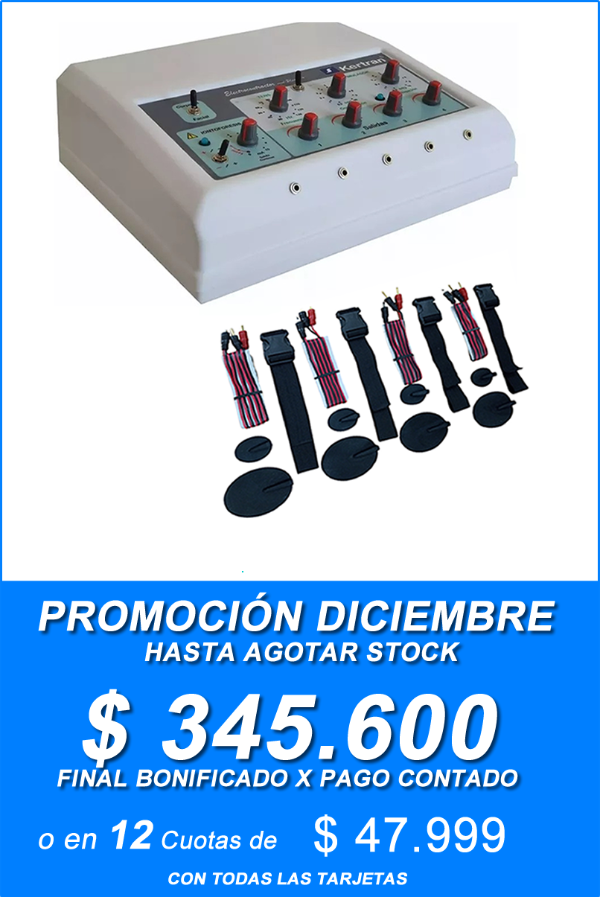 Producto - Biocontractor  Rehabilitacion Musc, TENS, iontoforesis, Kertran Gr Gabinete Plus