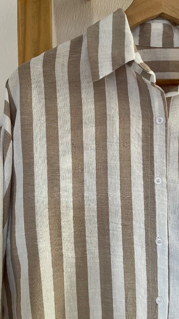 Producto - CAMISA OVERSIZE RAYADA (3 modelos) - 2