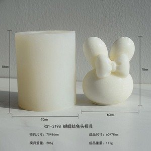 Producto - MOLDE SILICONA CONEJO CON MOÑO (COD. 6E3)