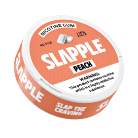 Producto - (CHICLES DE NICOTINA) SLAPPLE - PEACH
