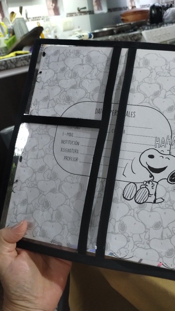 Producto - Funda escolar para carpeta tamaño carta