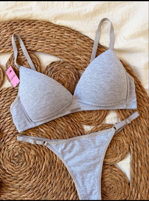 Producto - Art 5955 Sigry Conjunto de Algodón y Lycra  Corpiño triangulo - 2