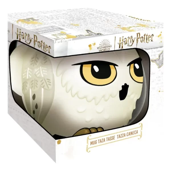Producto - TAZA DE HARRY POTTER 3D CERAMICA CON CAJA - HEDWIG - 1