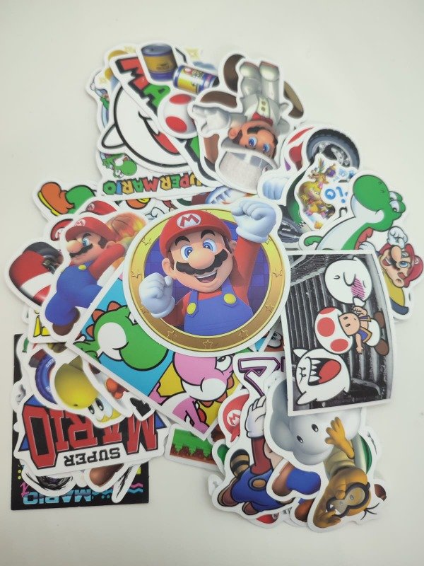 Producto - Stickers Mario Bros surtidos por 50 unidades