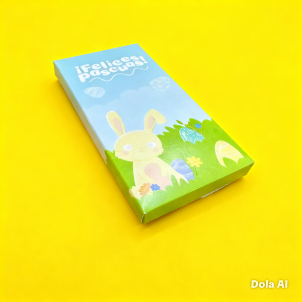 Producto - PASCUAS - CAJA TABLETA BUNNY - COD. 1506 medida 8x15x1.5