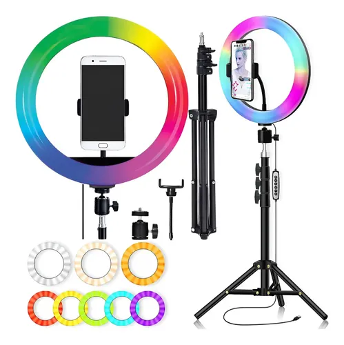 Producto - ARO DE LUZ RGB 10"