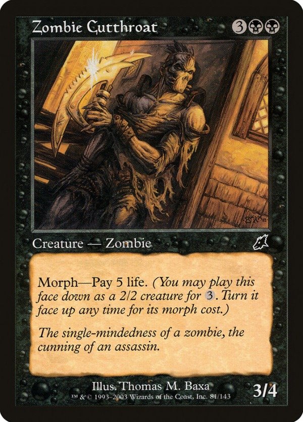 Producto - Zombie Cutthroat #81  Scourge