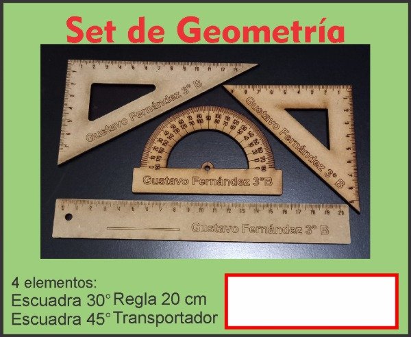 Producto - Ser de geometría personalizado