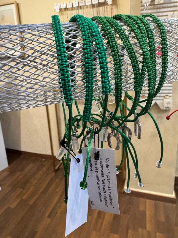 Producto - Pulsera trenzada Verde