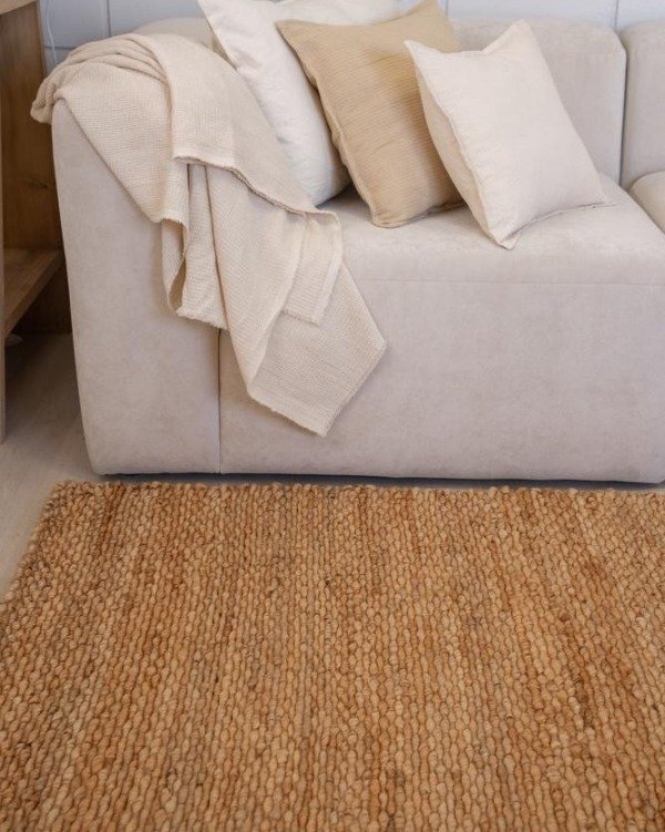 Producto - ALFOMBRA RAIPUR - YUTE NATURAL PREMIUM (A PEDIDO)