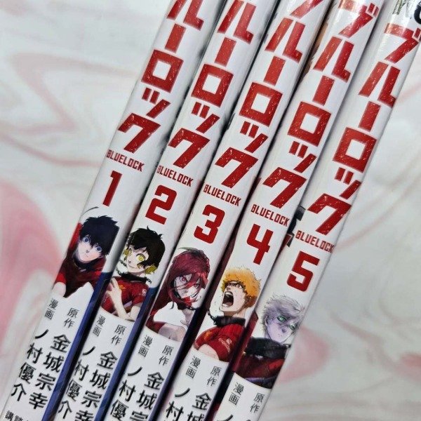 thumbnail image 2 of Blue Lock X Liverpool FC Limited Edition Manga Set Vol 1-5 – Japanese Softcover – New 2 of 3
