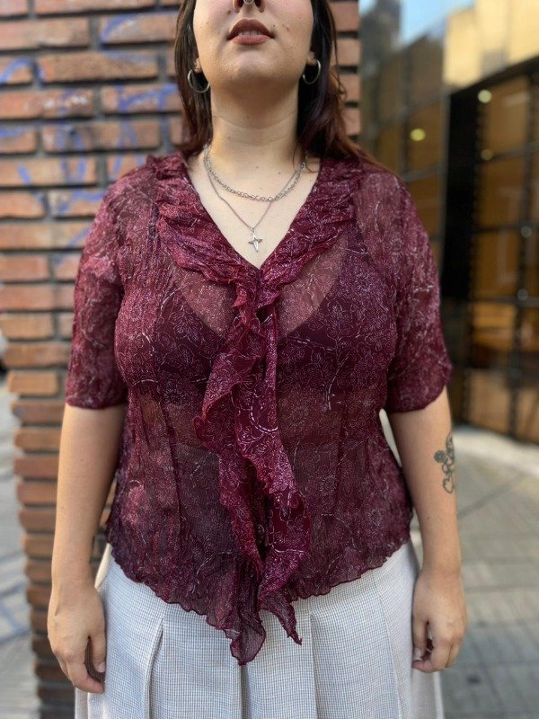 Producto - Blusa bordo