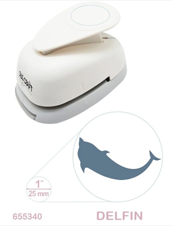 Producto - Sacabocado Troquelador 1'' (2,5 Cm) Delfin Ibi Craft