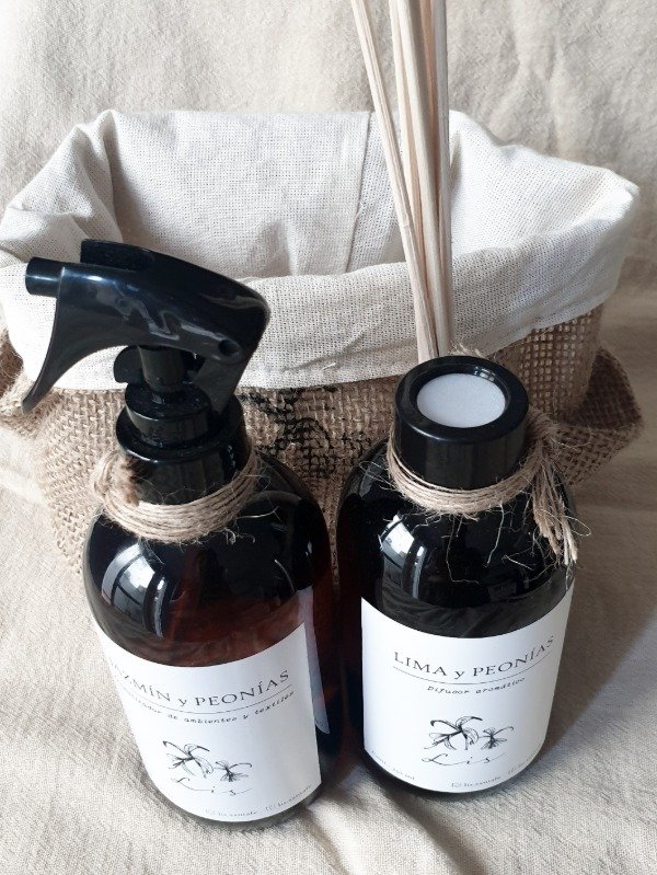 Producto - Contenedor + Spray250ml + Difusor250ml