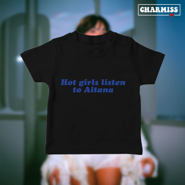Producto - Baby Tee- hot girls listen to Aitana - 1