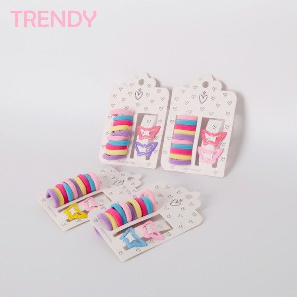 Producto - SET DE PELO TRENDY X 4 CARTONES 53155