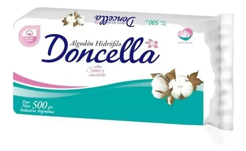 Producto - Algodon Hidrofilo Doncella X 500 Gramos