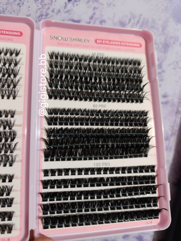 Producto - Set de pestañas punto Cluster EXTRA mix - 2
