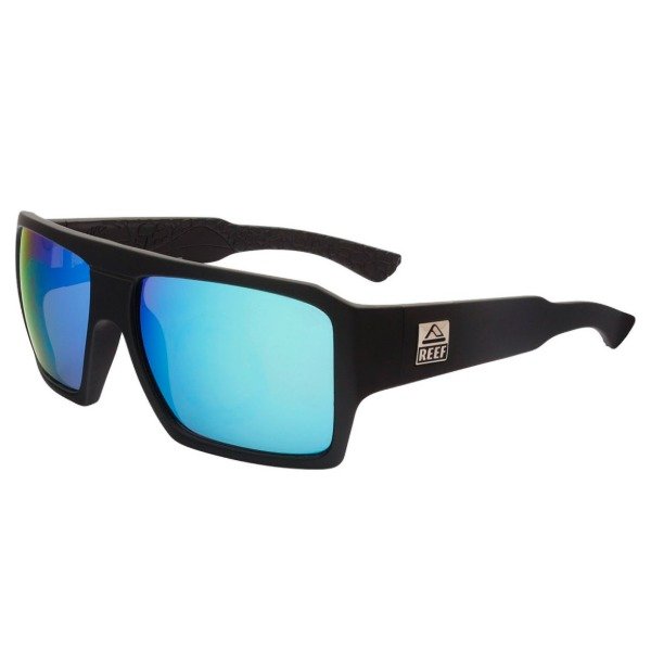 Producto - Reef M193 Negro Mate - Cristales Espejado Azul - 0