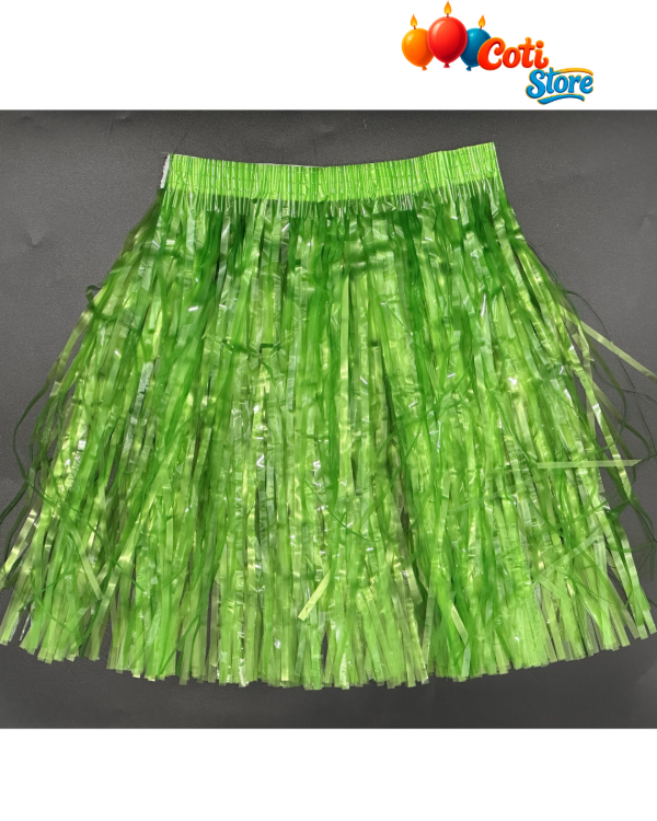 Producto - Tutú Hawaiana Fluor 60x40cm Verde