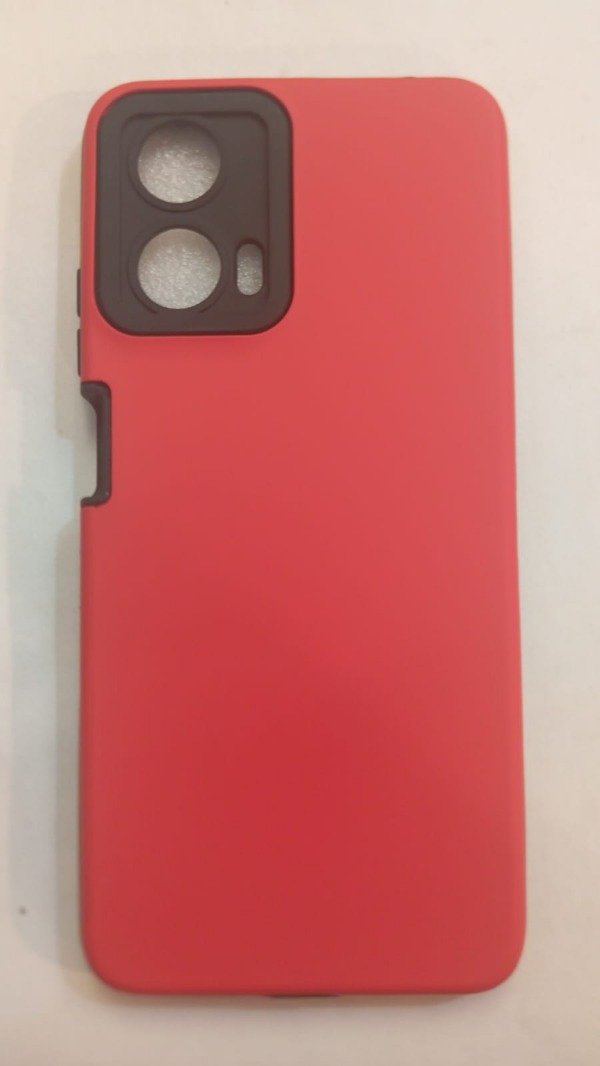 Producto - Funda Rígida Alto Impacto Rojo para Moto G04-G04s-G24-G24 Power-E14