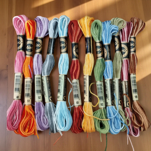 Producto - Packs de Hilos de Bordar Matizados Colores Degradé