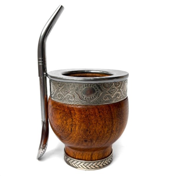 Producto - Imperial Algarrobo Base Alpaca + Bombilla