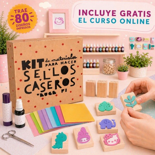 Producto - Kit de materiales grande RECARGADO / 80 diseños