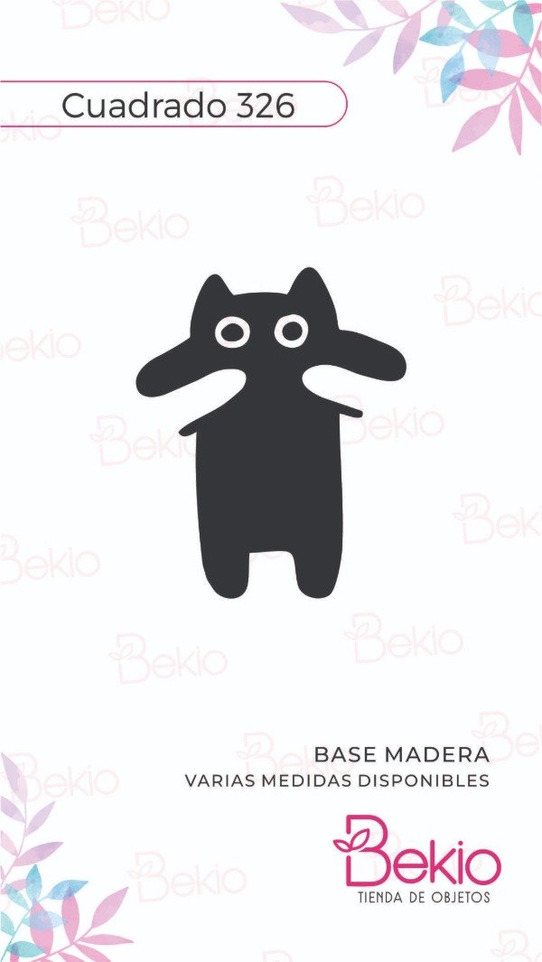 Producto - Sello Cuadrado 326 - Gato