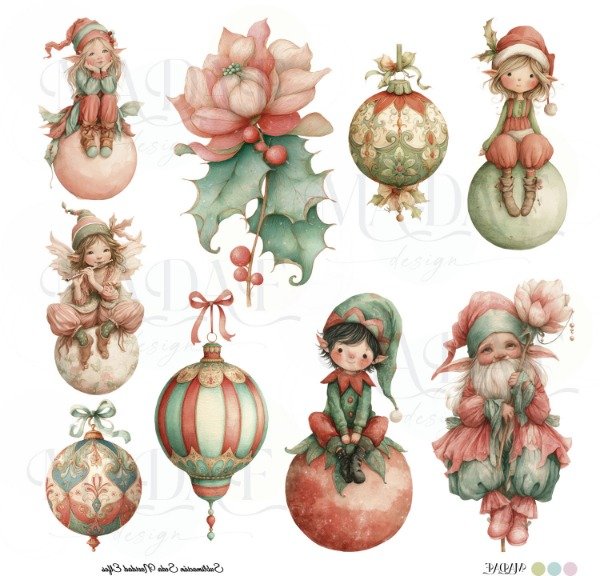 Producto - SUBLIMACIÓN SEDA XL NAVIDAD "ELFOS"