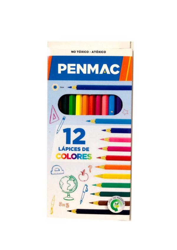 Producto - Lapices de colores x12 PENMAC