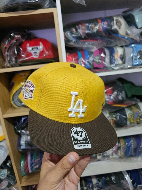 Los Angeles Dodgers 50th Anniversary '47 Captain Snapback marrón