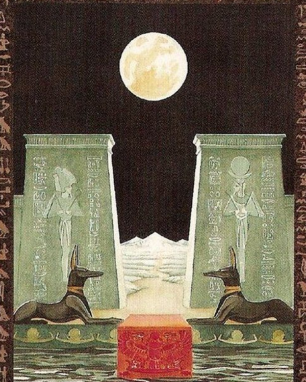 Producto - La Luna como dualidad - Tarot Egipcio vs Tarot Marsellés y RWS