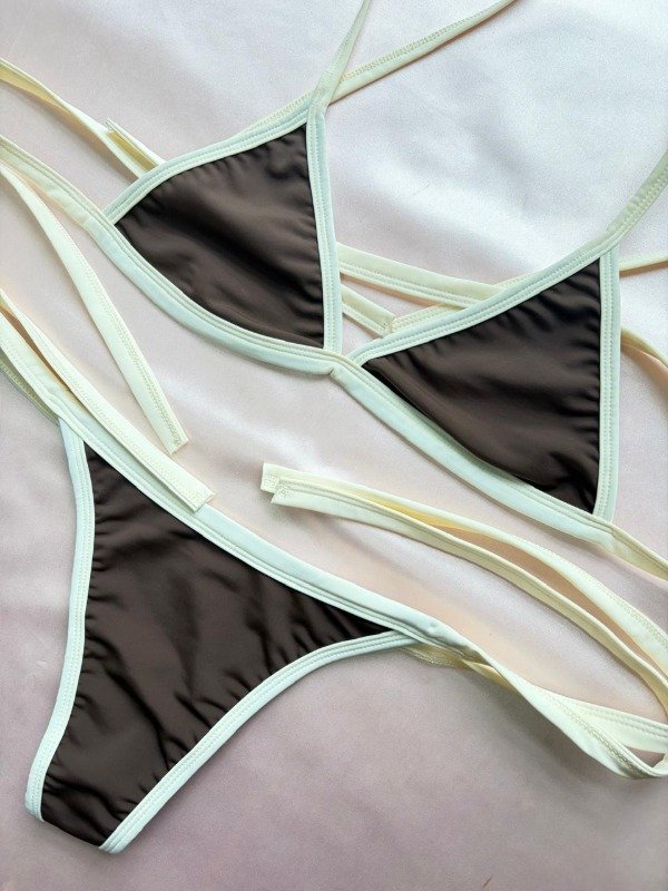 Producto - Bikini Chocolate con Marfil - 0