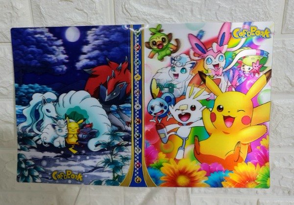 Producto - Coleccionador de cartas Pokemon capacidad 30 hojas de 4 cartas 20 cm x 15 cn