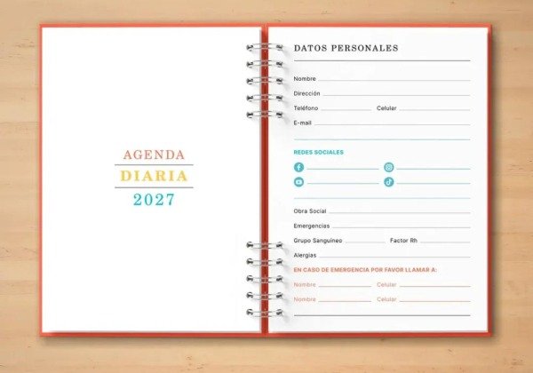 Producto - AGENDA DIARIA CLASICA - 7