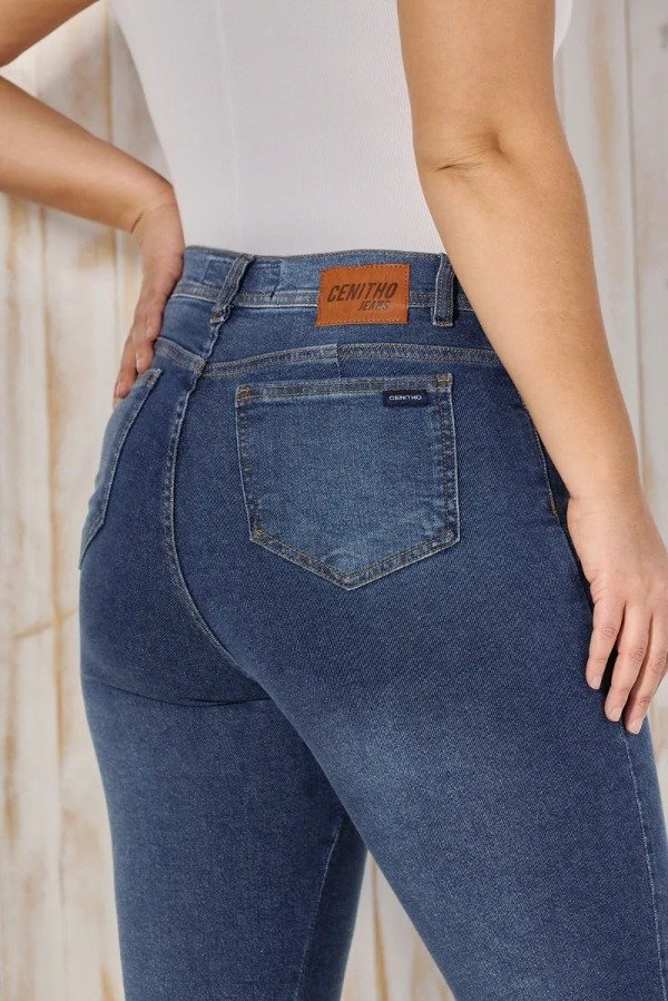 Producto - Jean Semioxford CENITHO crop STONE 796 - elastizado (talles 46 al 60) - 2