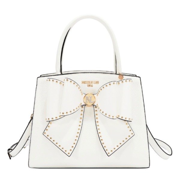 Producto - Studded bow white p17623wt - 0