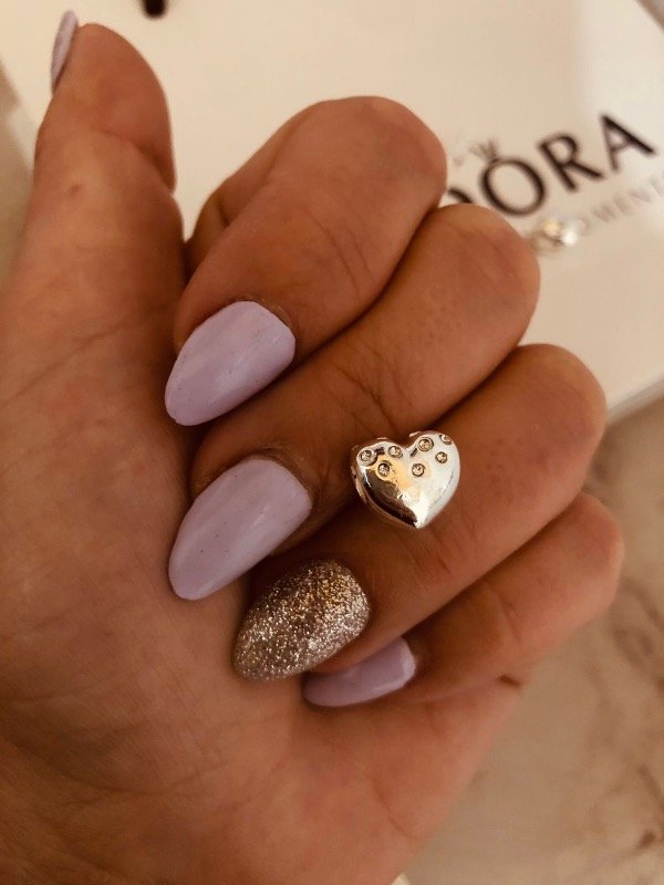 Producto - Dije Love inflado Pandora Acero Blanco