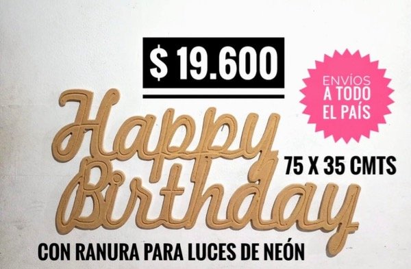 Producto - Cartel HAPPY BIRTHDAY