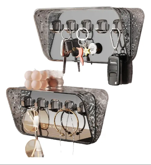 Producto - Perchero 5 Ganchos Porta Llaves Cocina Baño Organizador