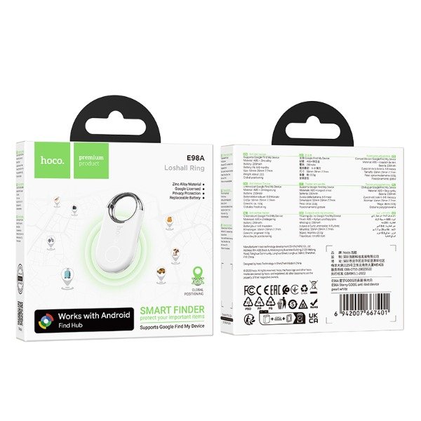 Producto - HOCO -  E98A Localizador (Google) Metalico - 1
