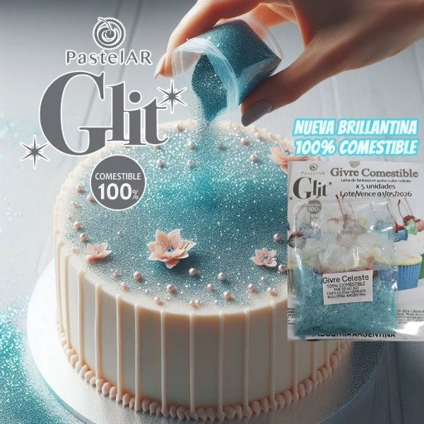 Producto - Brillantina/Gibre comestible para torta